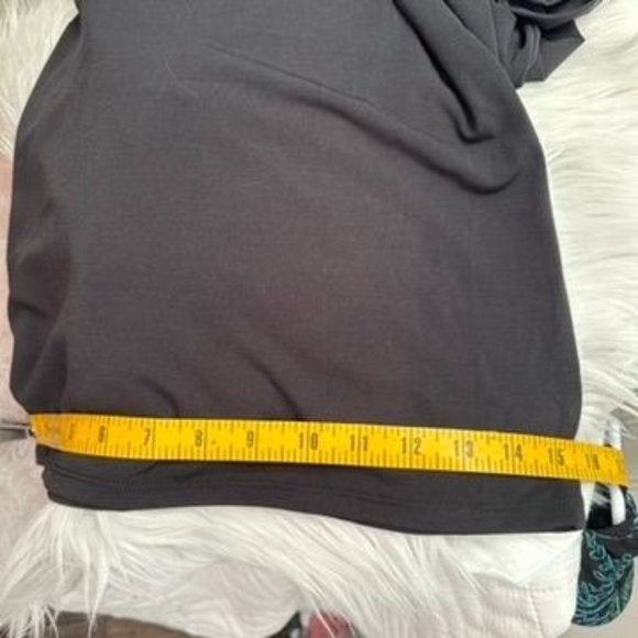 Maurices Size Large High Rise Wide Leg Pant Black 152236 Office - Picture 14 of 16